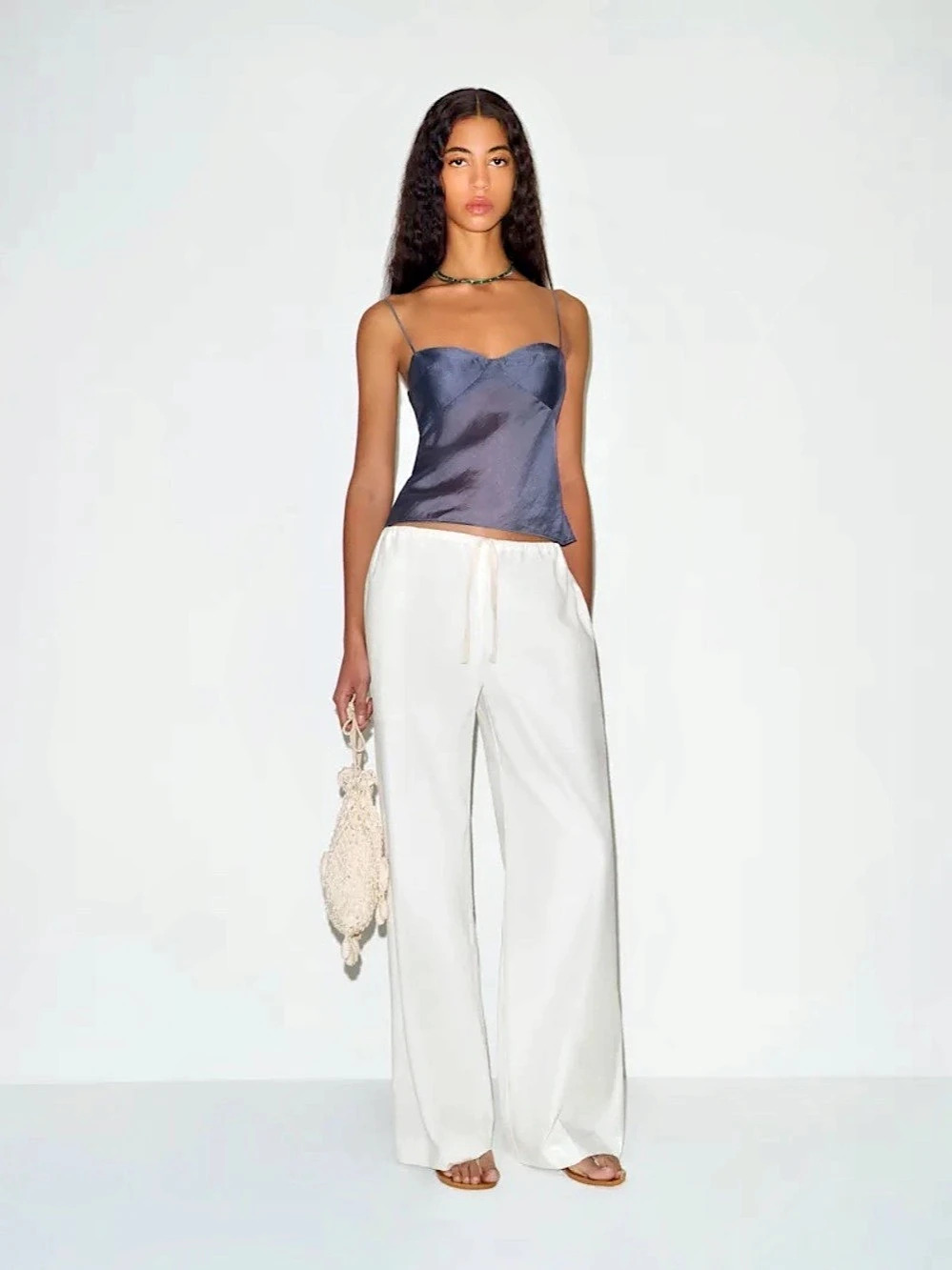 Reformation Petite Short Gina Pant in White